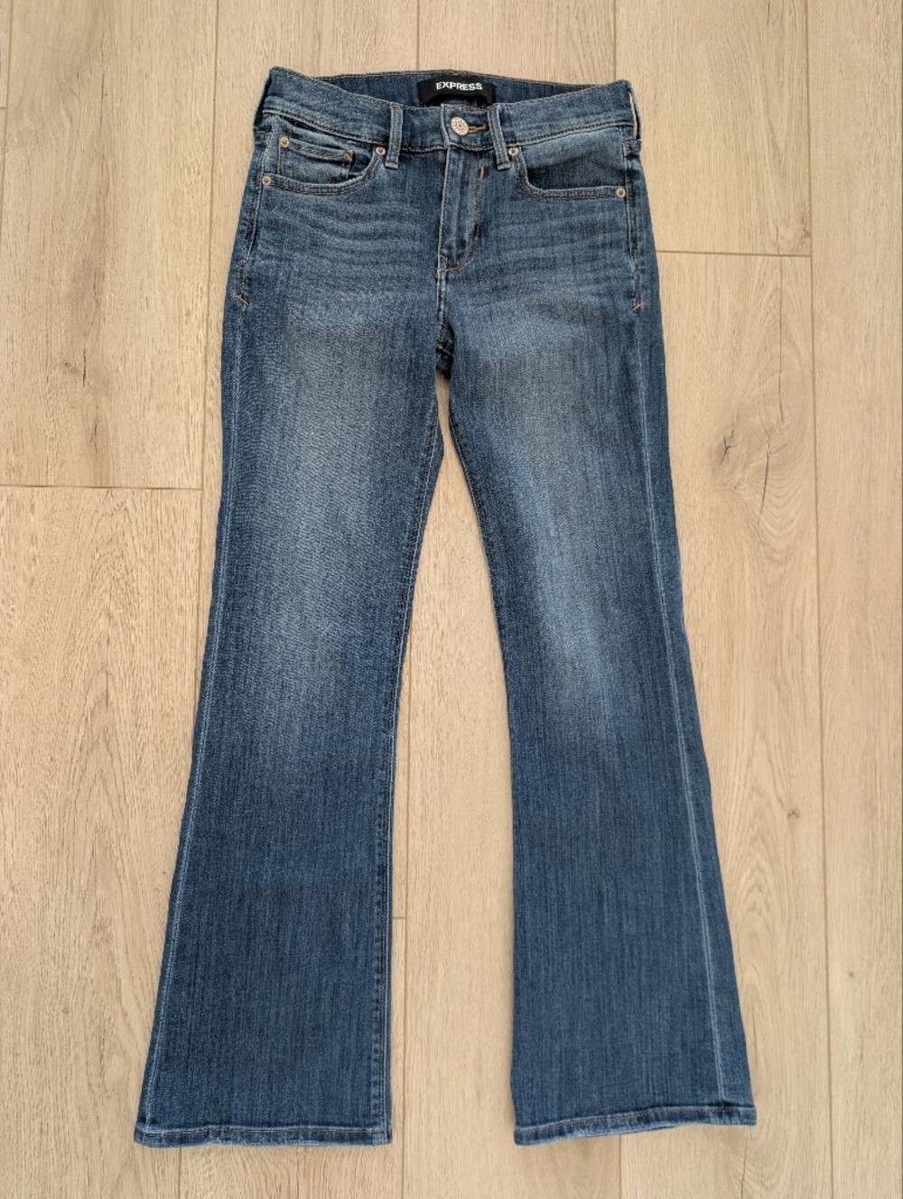 Express Mid-rise Boot Cut Jeans | Size 2 Short